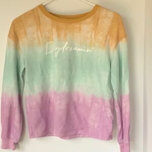 Daydreamin’ Sweatshirt Ambrea Gold Green/blue Purple
